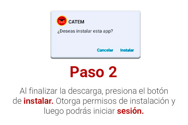 Instrucciones para instalar CATEM