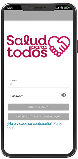App Salud para Todos Ensenada en smartphone
